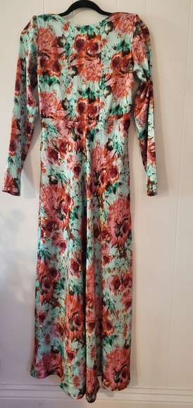 Handmade 1970s Floral Maxi Dress - Picture 4 of 7